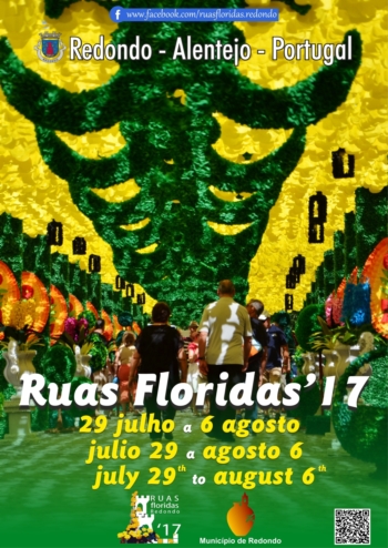 Festas das Ruas Floridas, em Redondo, com corrida de toiros a 4 de agosto
